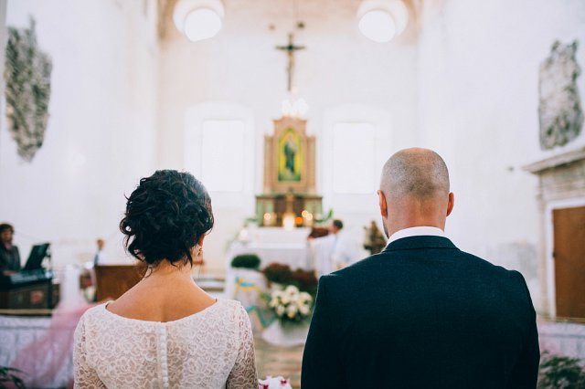 wesele ełk - kościół w ełku - para młoda