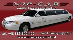 VIP-CAR Limuzyna do Ślubu - wynajem Limuzyn - Limuzyny Ślask - Pyrzowice