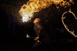 teatr ognia enigma pokazy ognia taniec z ogniem fireshow - Zawiercie