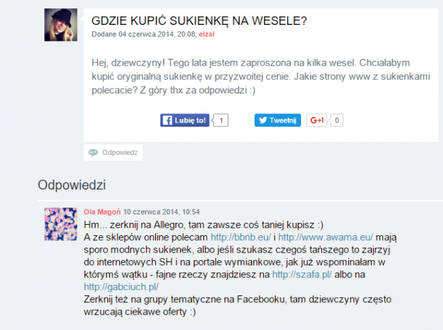 suknia na wesele - propozycje z forum