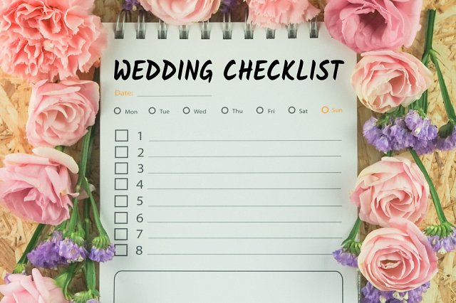 ślubna checklista - organizacja wesela